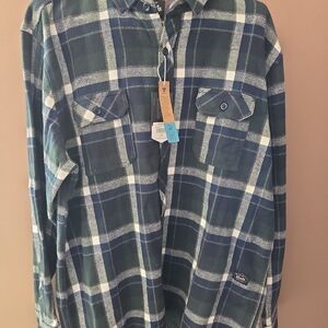 Vissla Creators Innovators Eco Flannel Shirt – Men’s XXL – Plaid (New with tags)